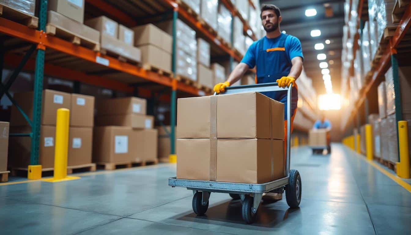 Illustration: Où et comment utiliser efficacement les chariots conteneurs dans vos opérations