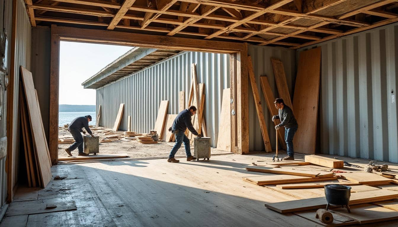 Aménagement des conteneurs : transformer des espaces modulaires