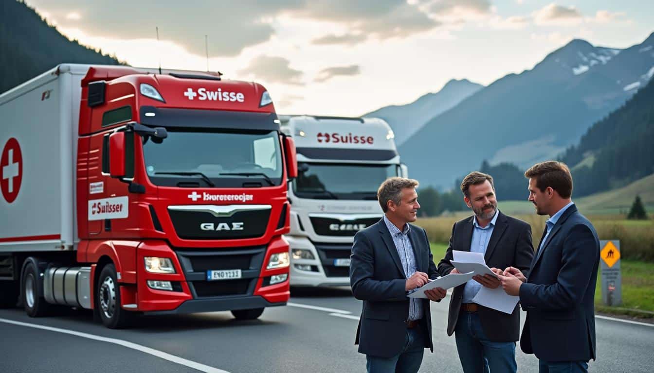 Illustration: Comment choisir la meilleure entreprise pour le transport routier en Suisse ?