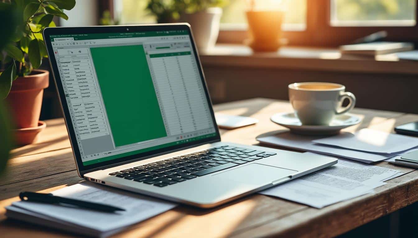 Modèle de fiche de stock vierge gratuit Excel simple et personnalisable