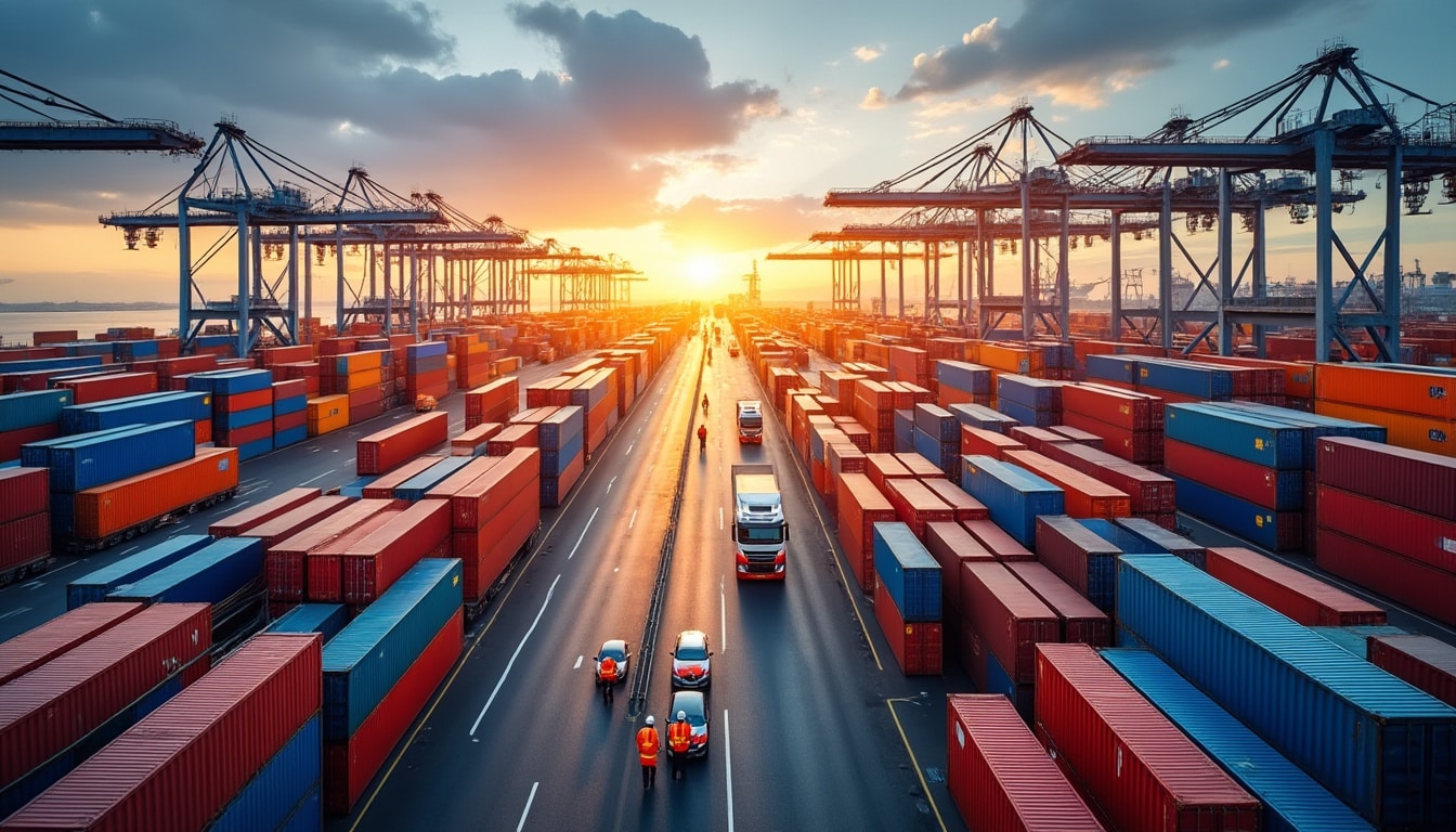 Illustration: Comprendre le fonctionnement et l’organisation d’un espace portuaire dédié aux conteneurs