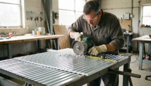 Comment couper du bac acier sans abîmer la tôle
