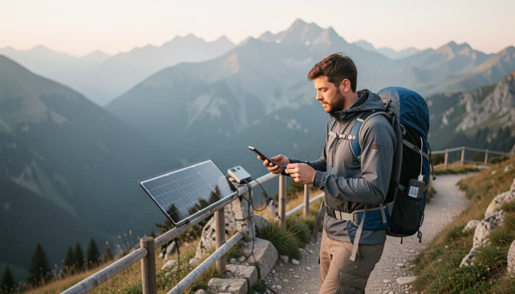 Quel panneau solaire choisir pour partir en randonnée