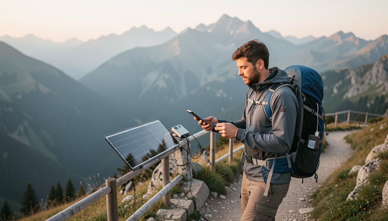 Quel panneau solaire choisir pour partir en randonnée