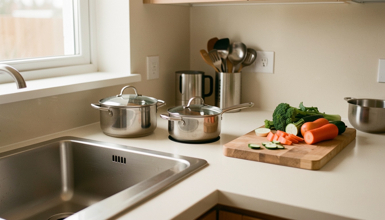 Acier inoxydable en cuisine : avantages et limites