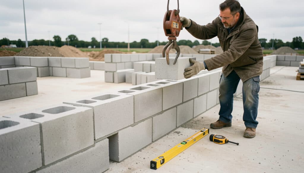 Bloc béton empilable : usages, pose et stabilité